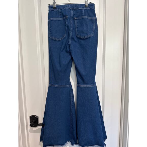 MSRP $128 FREE PEOPLE Marque Flare Jeans SIZE 27 | SAME DAY SHIP or NEXT DAY - Picture 7 of 10